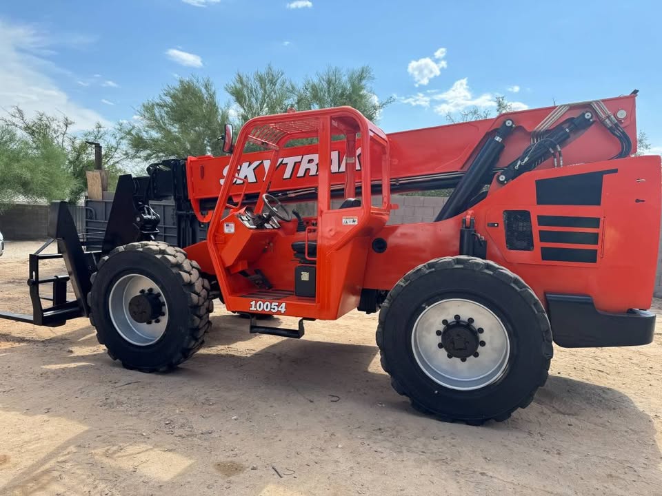 Sold heavy equipment inspected at the yard