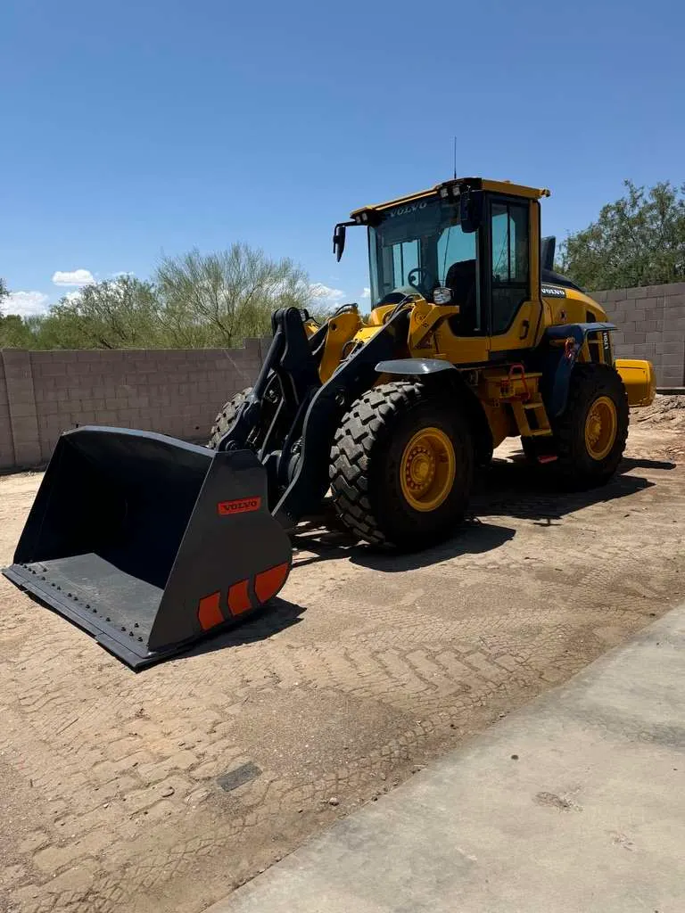 Sold compact equipment photographed before delivery