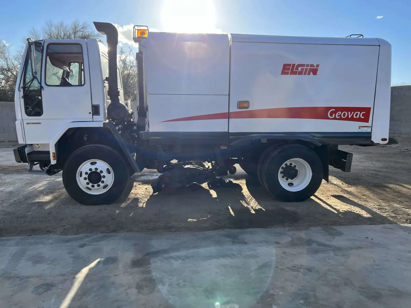 Sold equipment staged after purchase