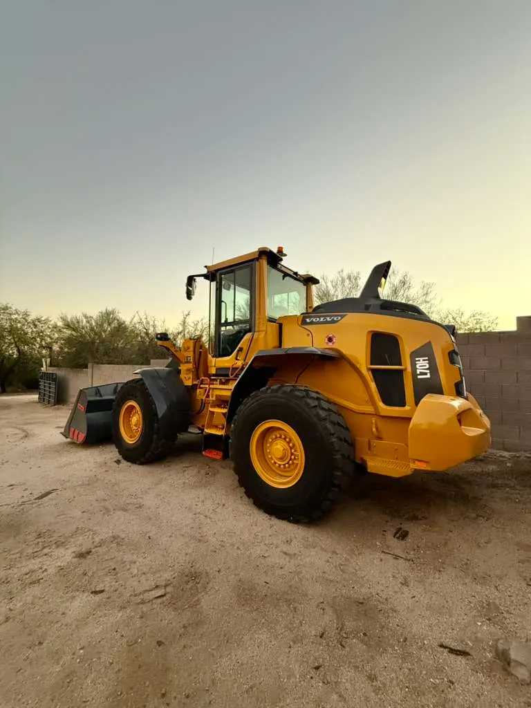 Vertical photo of sold heavy equipment